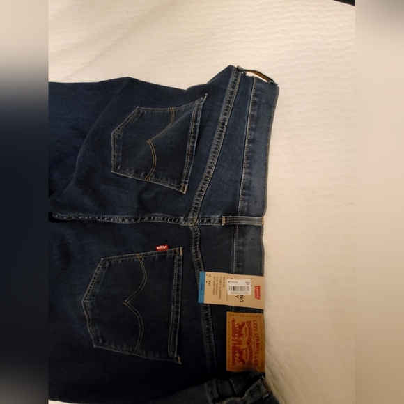 2 pants size 31/ 12  regular  color  blue gap end Levi's - Picture 5 of 6